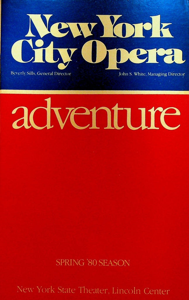 The Love for Three Oranges New York City Opera Playbill April 6 1980 Don Yule0