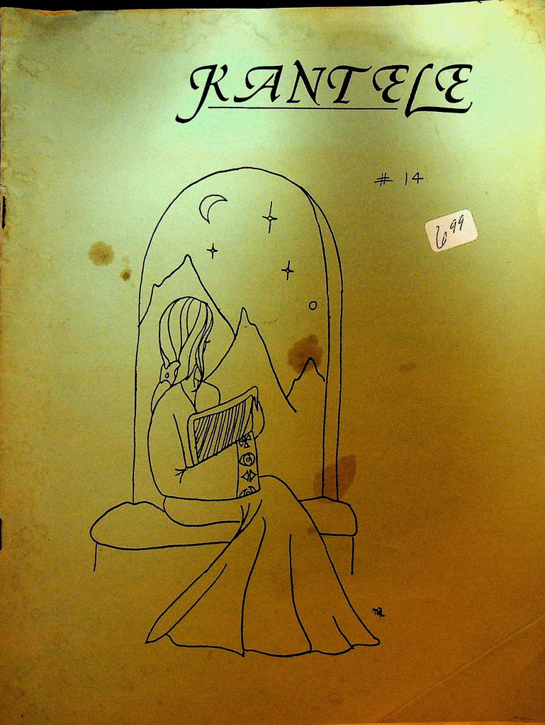 Kantele Fanzine Filk Music #14 Winter 1984 Science Fiction Margaret Middleton0