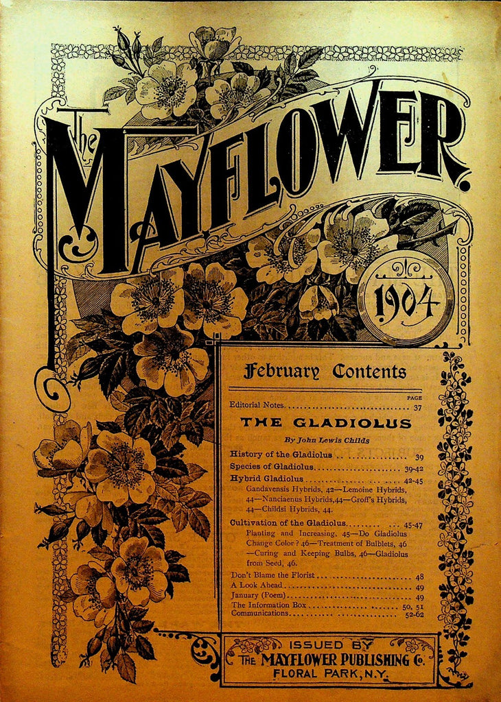 Mayflower Magazine February 1904 Flowers Gardening0