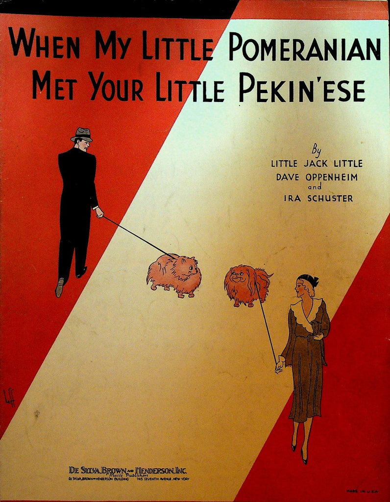 When My Little Pomeranian Met Your Little Pein'ese Sheet Music Dogs 19330
