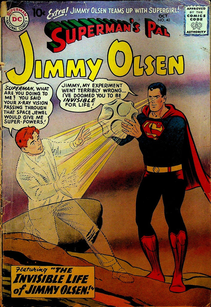 Superman's Pal Jimmy Olsen 40 Supergirl 19590