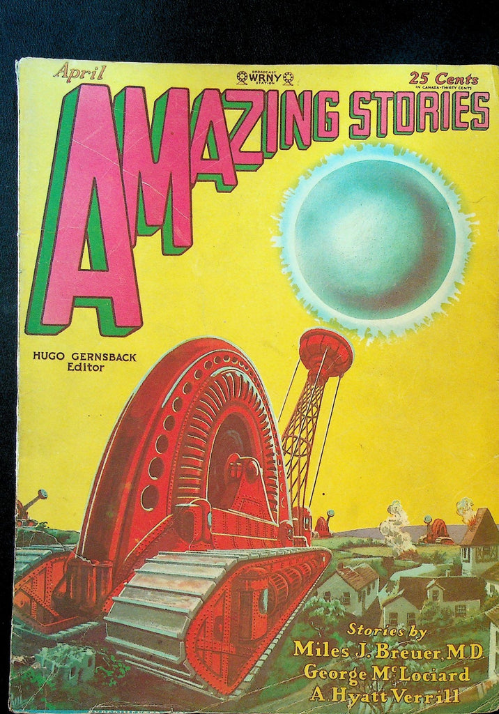 Amazing Stories April 1929 Vladimir Orlovsky Frank R Paul Hugo Gernsback0