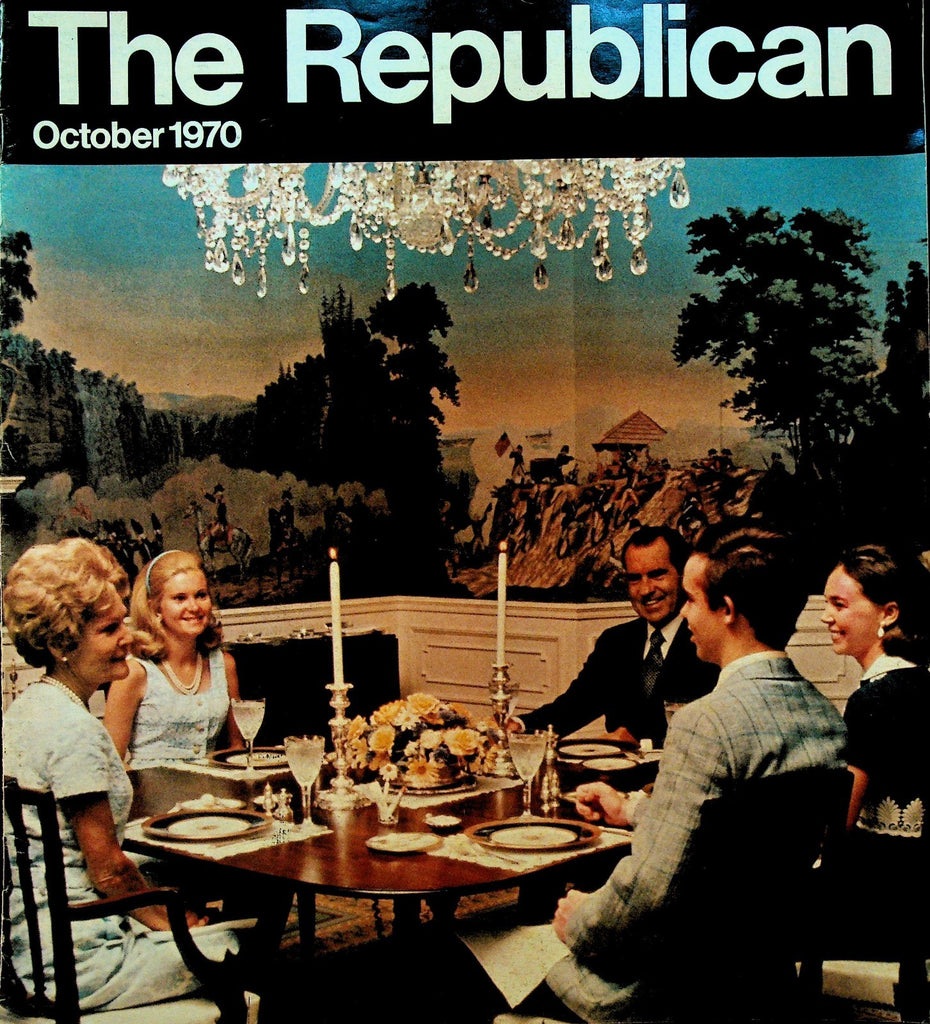 The Republican Magazine October 1970 Richard Nixon Vietnam War Art Linkletter0