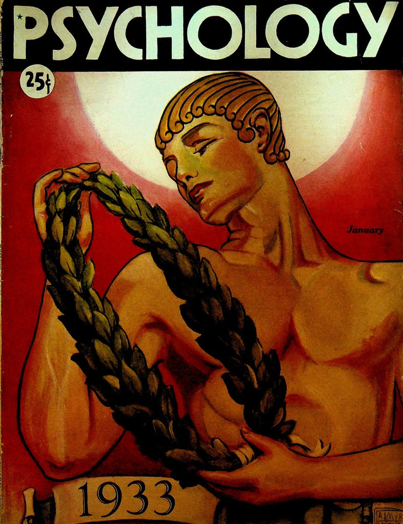 Psychology Magazine January 1933 Art Deco Palmyra Pimentel Margaret Sanger0