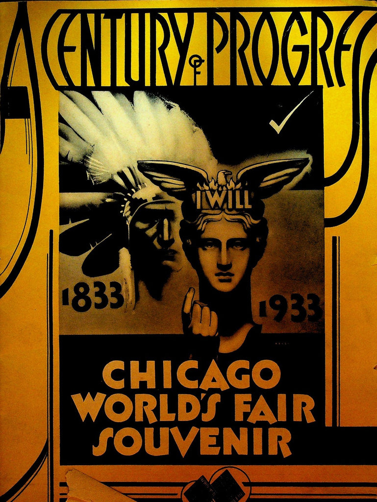 A Century of Progress 1933 Chicago World's Fair Souvenir Program0
