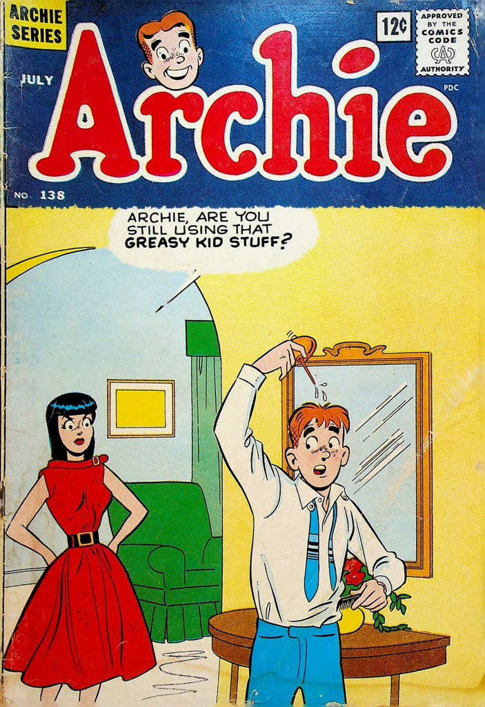 Archie Comics 138 1963 Grease in Hair Veronica0