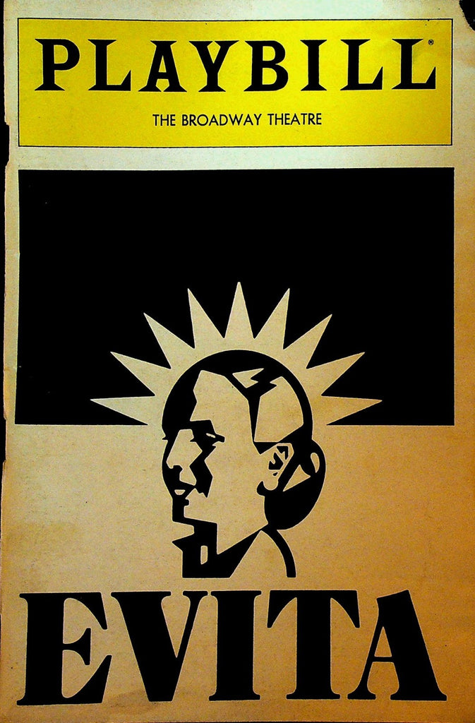 Evita Playbill February 1982 David Cryer Derin Altay Cynthia Hunt Nancy Opel0