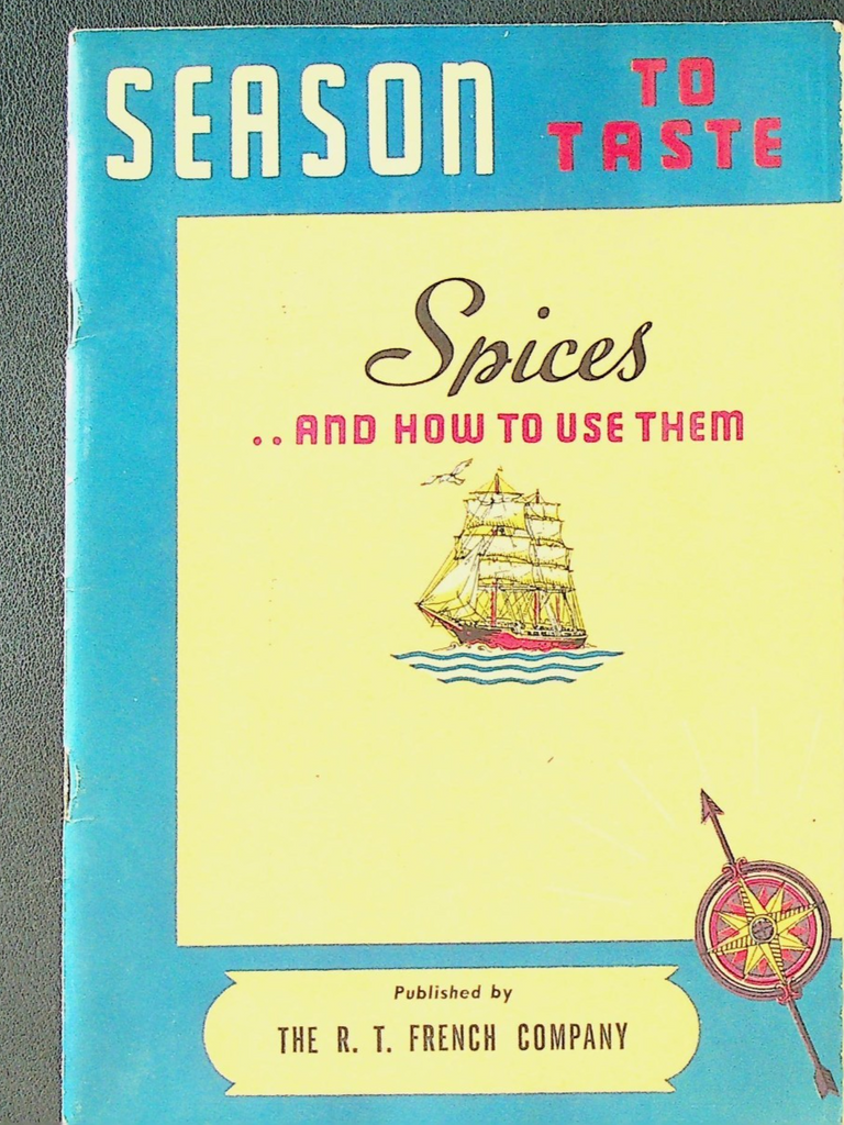 Season to Taste Spices & How to Use Them RT French 19390