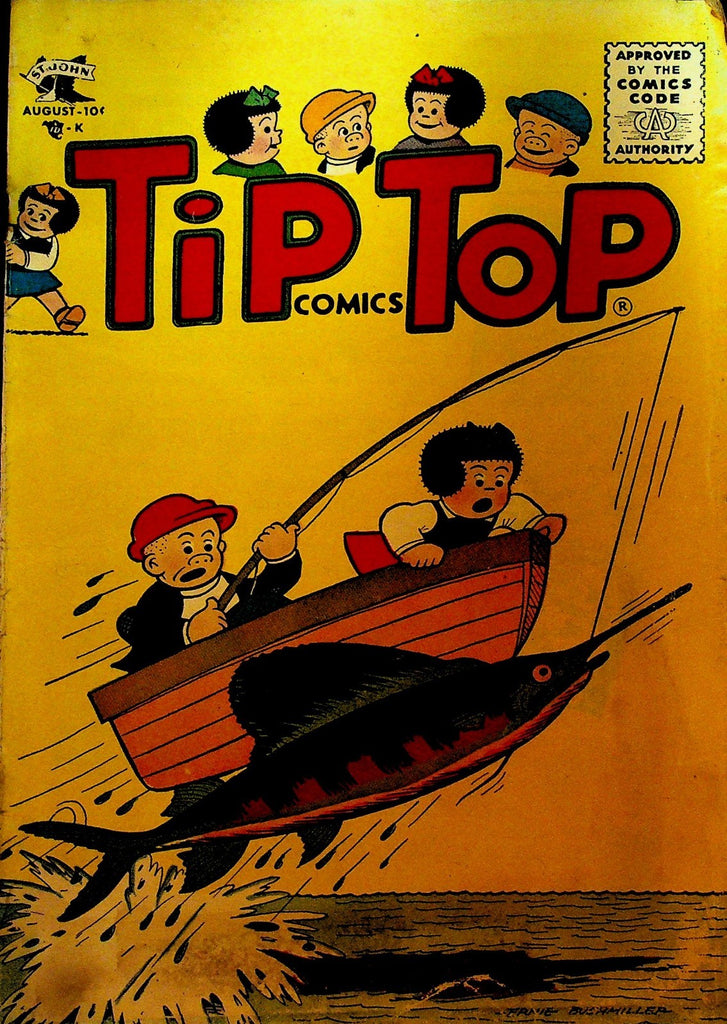 Tip Top Comics 201 Peanuts Charlie Brown Nancy & Sluggo 1956 St John's0