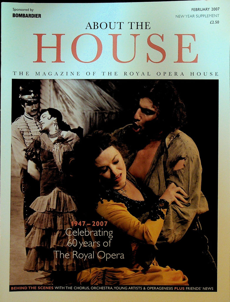 About the Royal Opera House Magazine February 2007 Edith Coates Kenneth Neate0