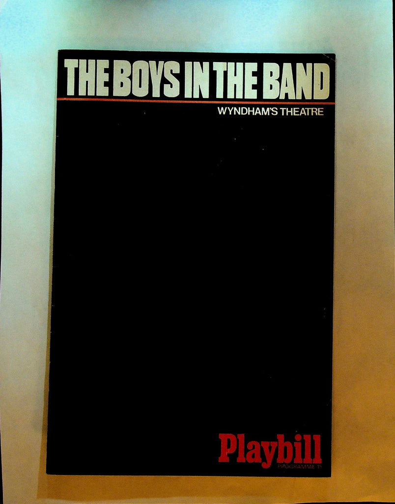 The Boys in the Band Playbill 1969 Wyndham's Theatre Douglas Lambert Gay History0