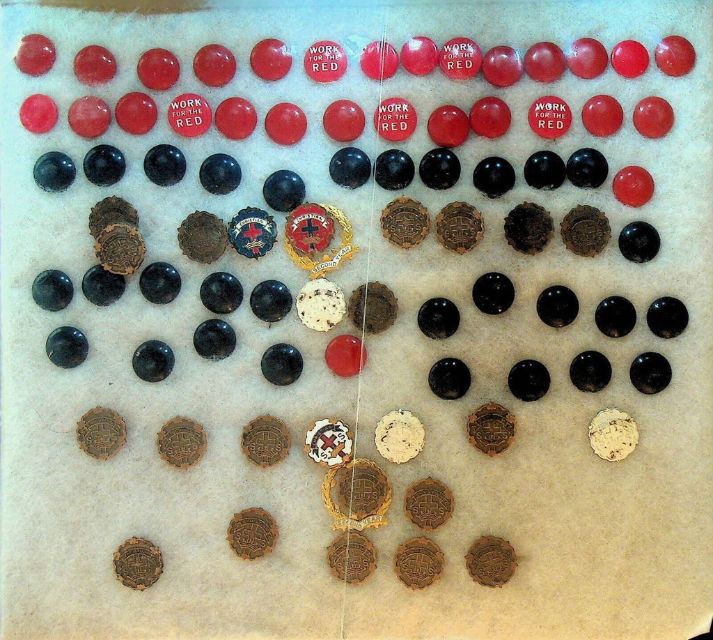Sunday School Vintage Pin Lot of 82 Christian Early 1900s Work for the Red