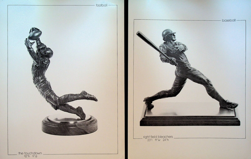 A Thomas Schomberg Sculptor Sales Folder & Pictures Sports Sculptures 1979
