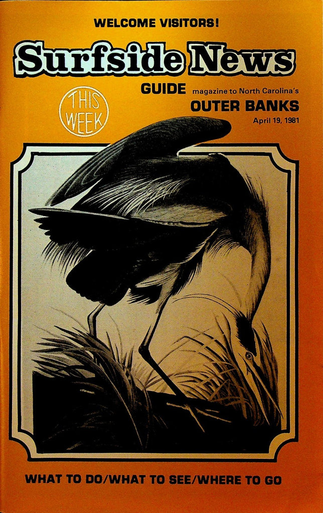 Surfside News Guide Outer Banks North Carolina April 19 1981 What To Do0