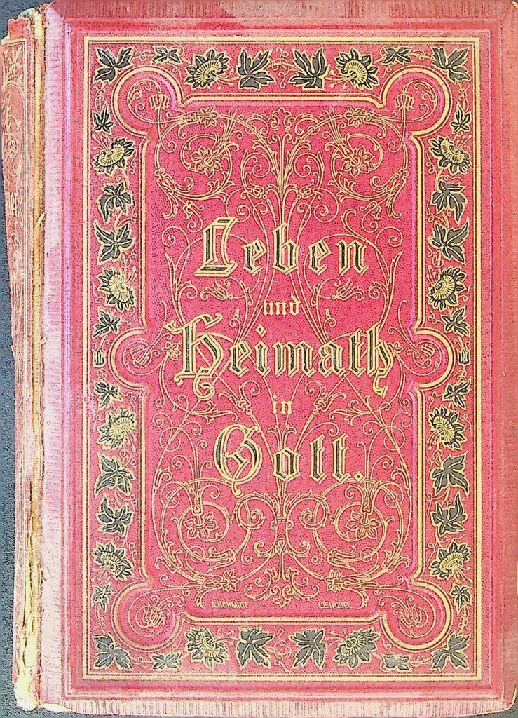 Leben und Heimath in Gott 1880s HC Book Julius Hammer0