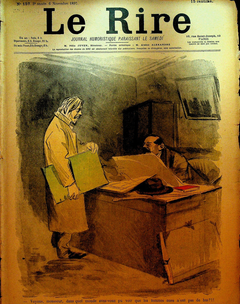 La Rire French Humor Magazine 157 November 6 18970