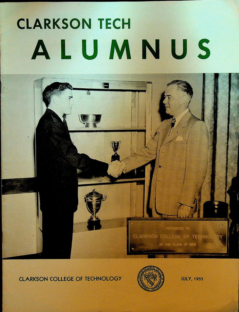 Clarkson Tech Alumnus Magazine July 1955 Richard Kelley Van Note0
