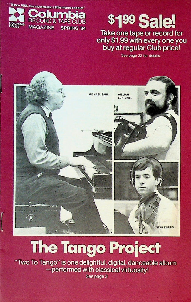 Columbia Record & Tape Club Catalog Spring 1984 The Tango Project Stan Kurtis0