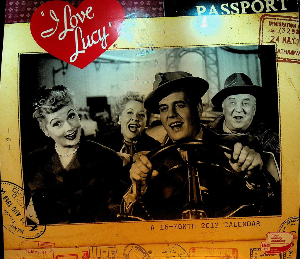 I Love Lucy 2012 Calendar Sealed NOS Lucille Ball Desi Arnaz0