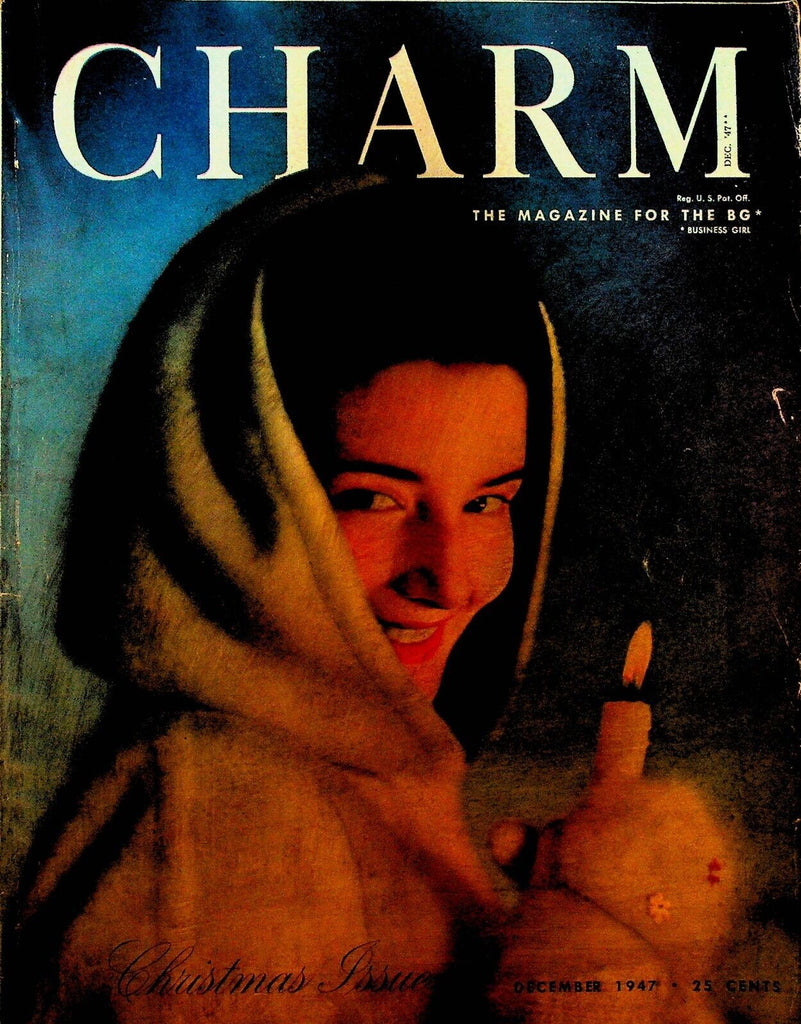 Charm Magazine December 1947 Christmas Fashion Beauty Cary Grant Henry Fonda