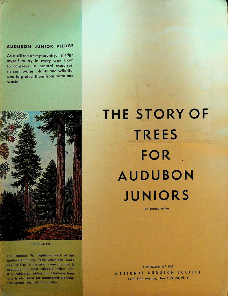 The Story of Trees for Audubon Juniors Booklet National Audubon Society 19620