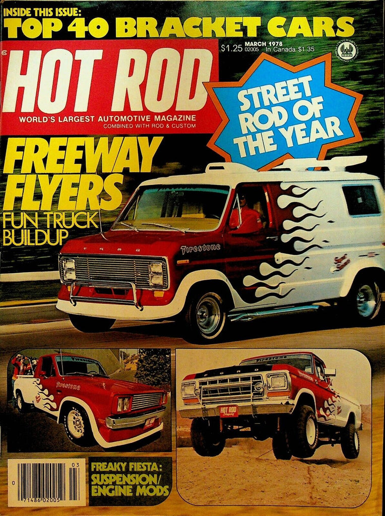 Hot Rod Magazine March 1978 Vans Don Garlits Camaro Don Sands Olds