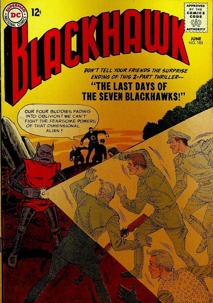 Blackhawk 185 DC Comics 1963 The Last Days of the Seven Blackhawks0