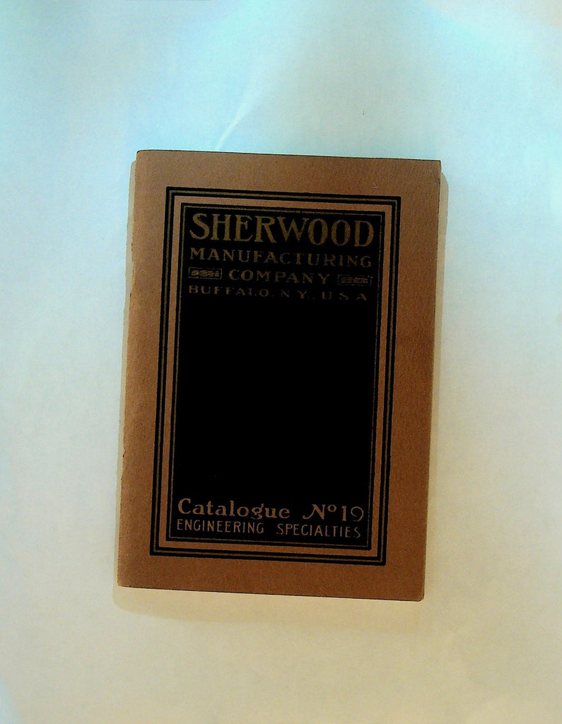 Sherwood Manufacturing Co Catalog 19 Buffalo NY June 1928 Pumps Cups Valves0