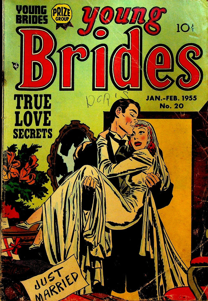 Young Brides 20 Prize Comics 1955 Golden Age Romance Comic0