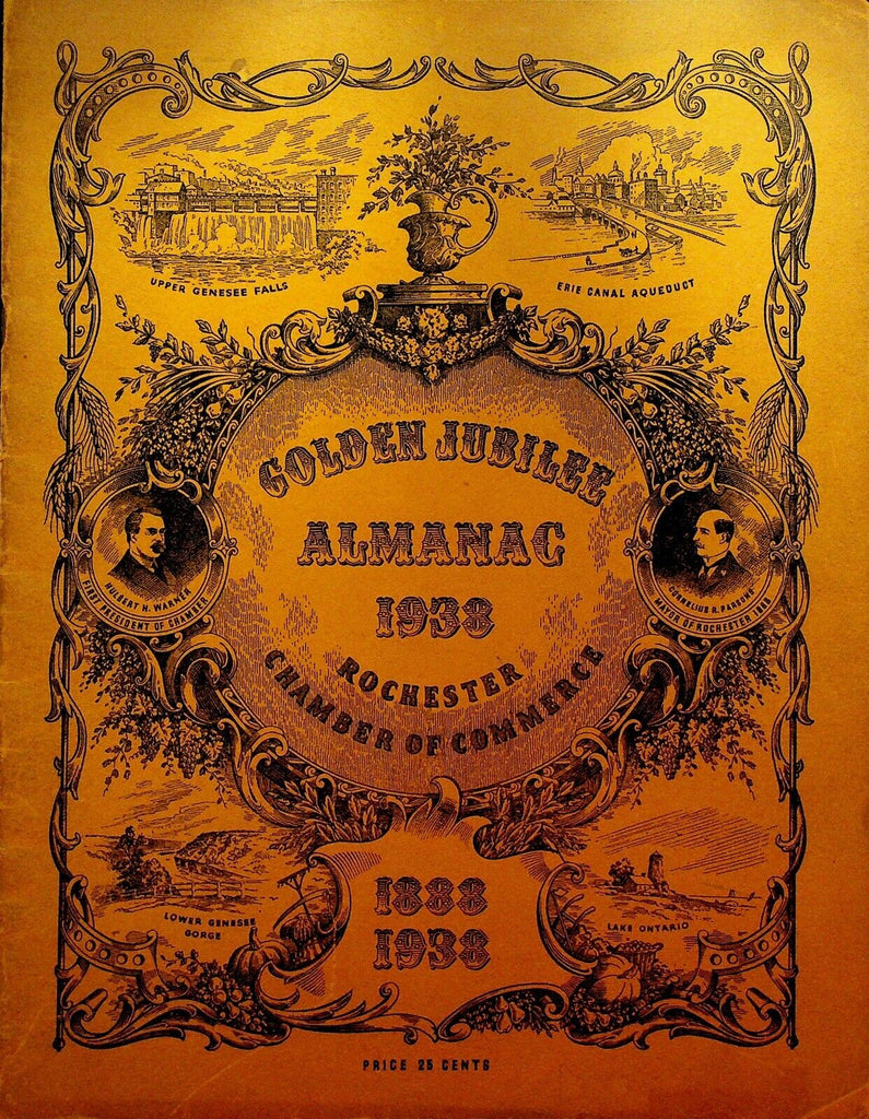 Rochester NY Golden Jubilee Almanac 1938 Chamber of Commerce History