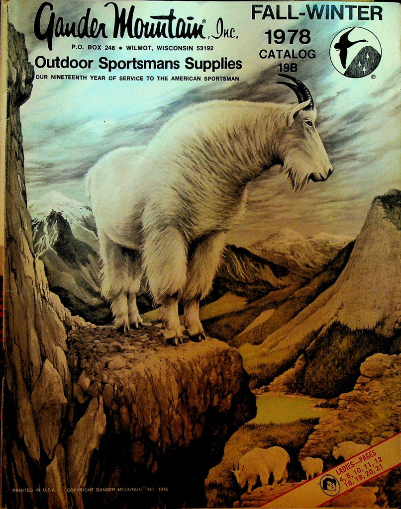 Gander Mountain Outdoor Sportsmans Supplies Catalog Fall 19780
