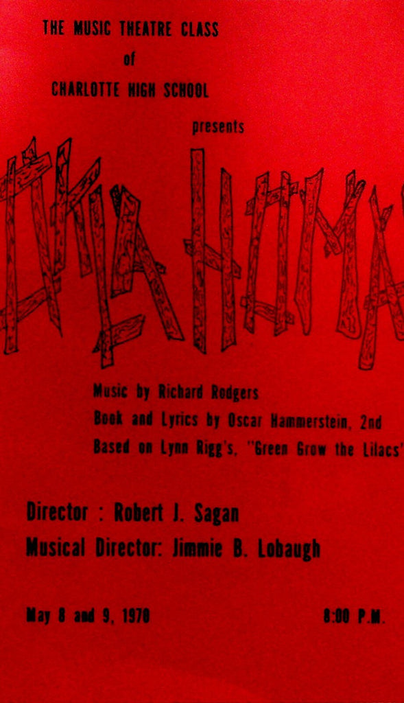 Oklahoma! Playbill Charlotte High School Rochester NY May 19700