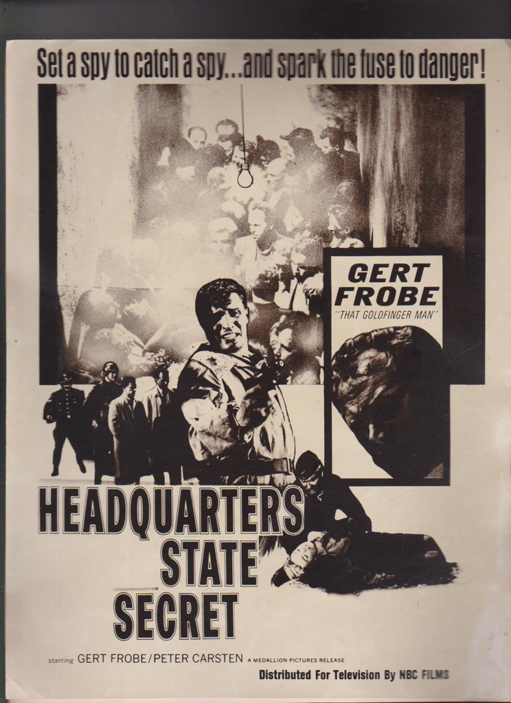 Headquarters State Secret 1960 Gert Frobe Peter Carsten 0