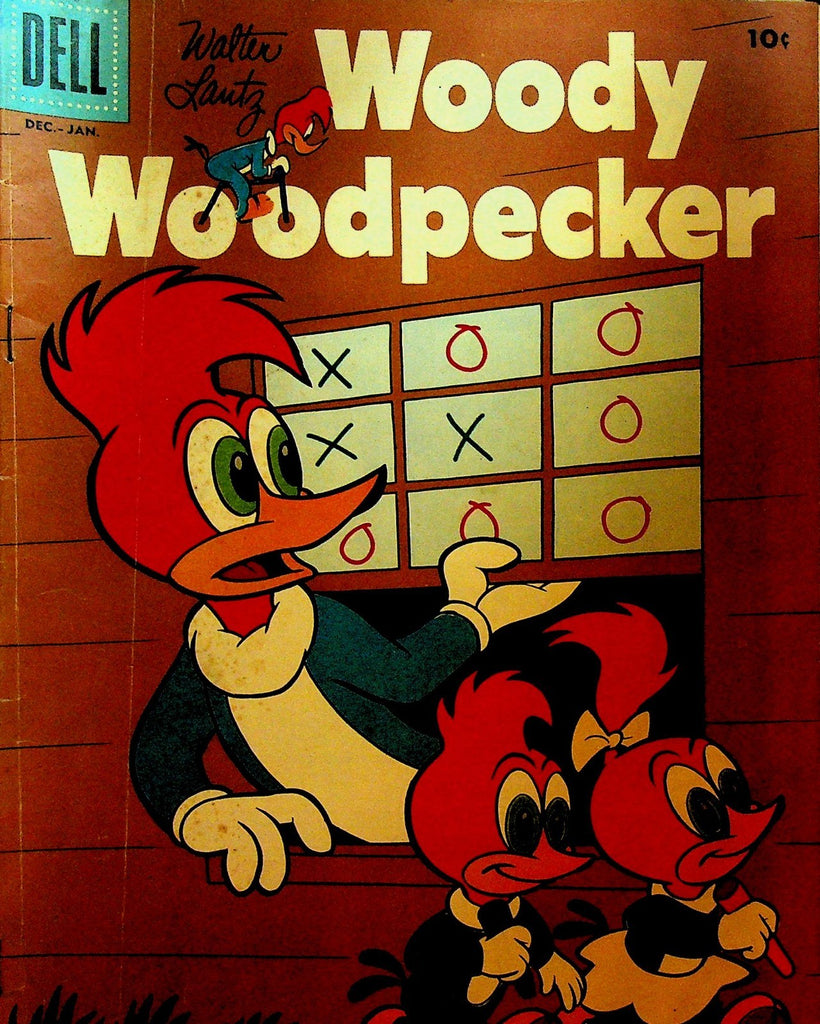 Woody Woodpecker 40 Dell Comics Tic Tac Toe on Window0