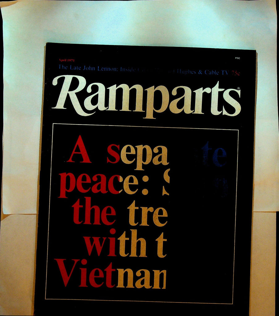 Ramparts Magazine April 1971 John Lennon Persian Gulf Cairo Illinois0
