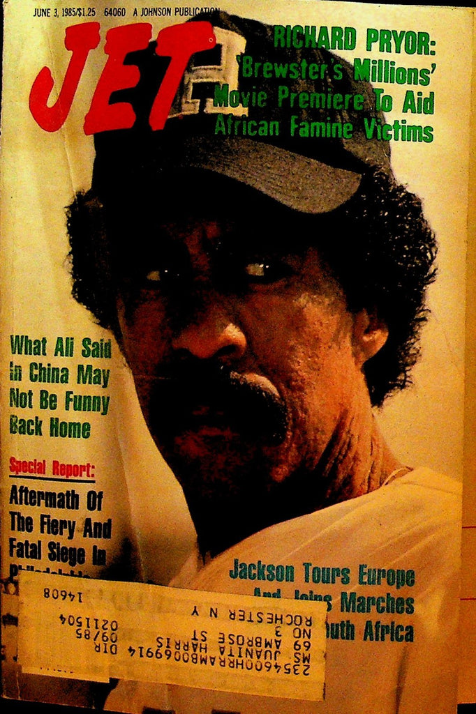 Jet June 3 1985 Richard Pryor Muhammad Ali MOVE Philadelphia Lionel Richie0
