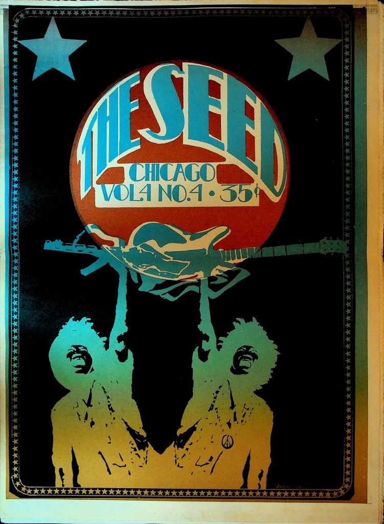The Chicago Seed 1969 V 4 #4 Woodstock Reflection An Aquarian Exposition0