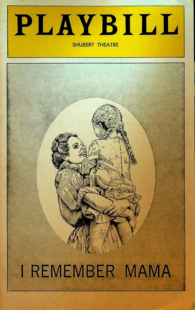I Remember Mama Playbill 1979 Liv Ullmann George Hearn George S Irving0
