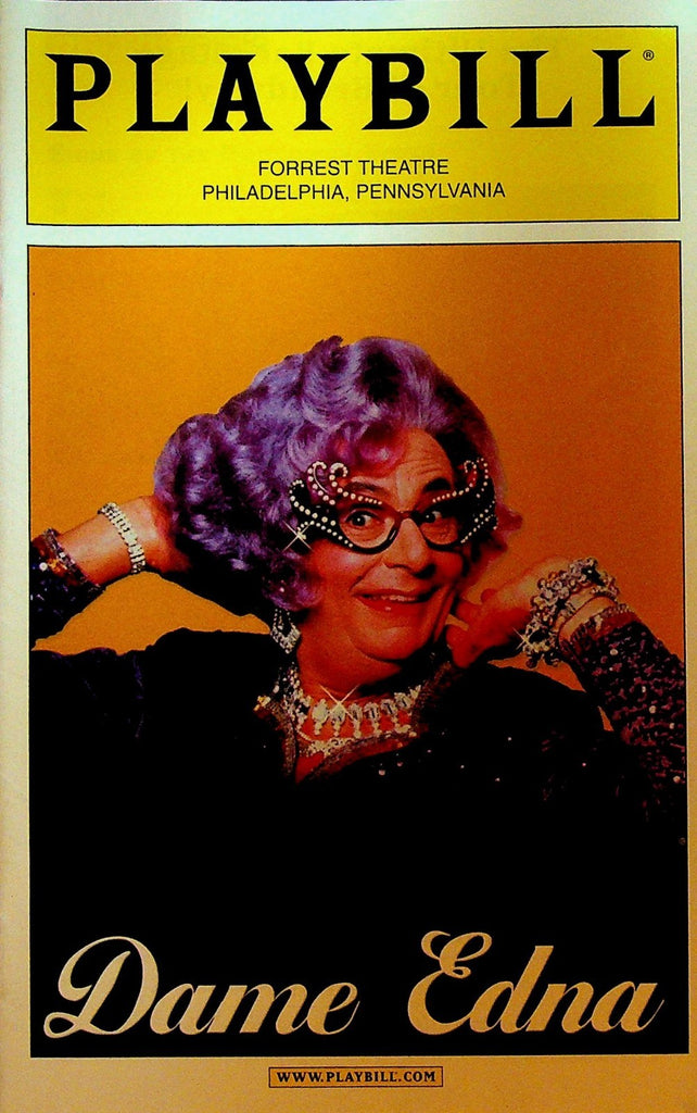 Dame Edna Playbill February 2003 Barry Humphries Forrest Theatre Philadelphia0