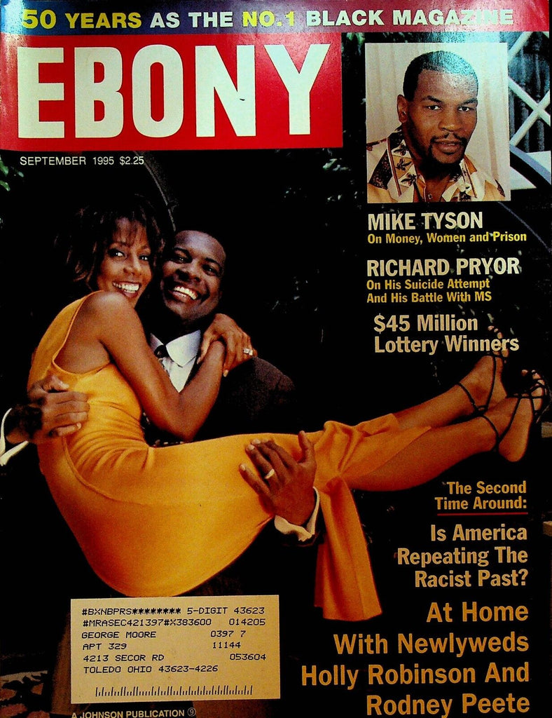 Ebony Magazine September 1995 Mike Tyson Richard Pryor Holly Robinson