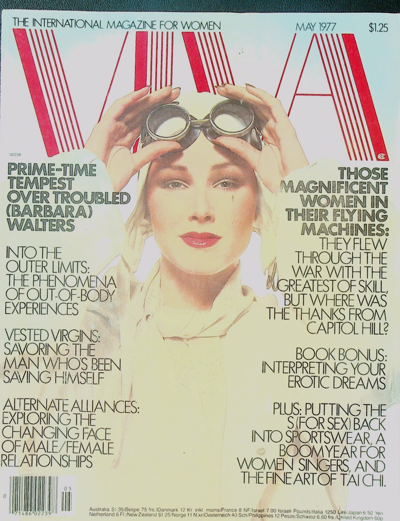 Viva Magazine May 1977 Barbara Walters Patti Oja Women Aviators0