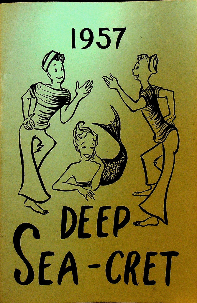 Deep Sea-Cret Holyoke Massachusetts High School Play Program 19570