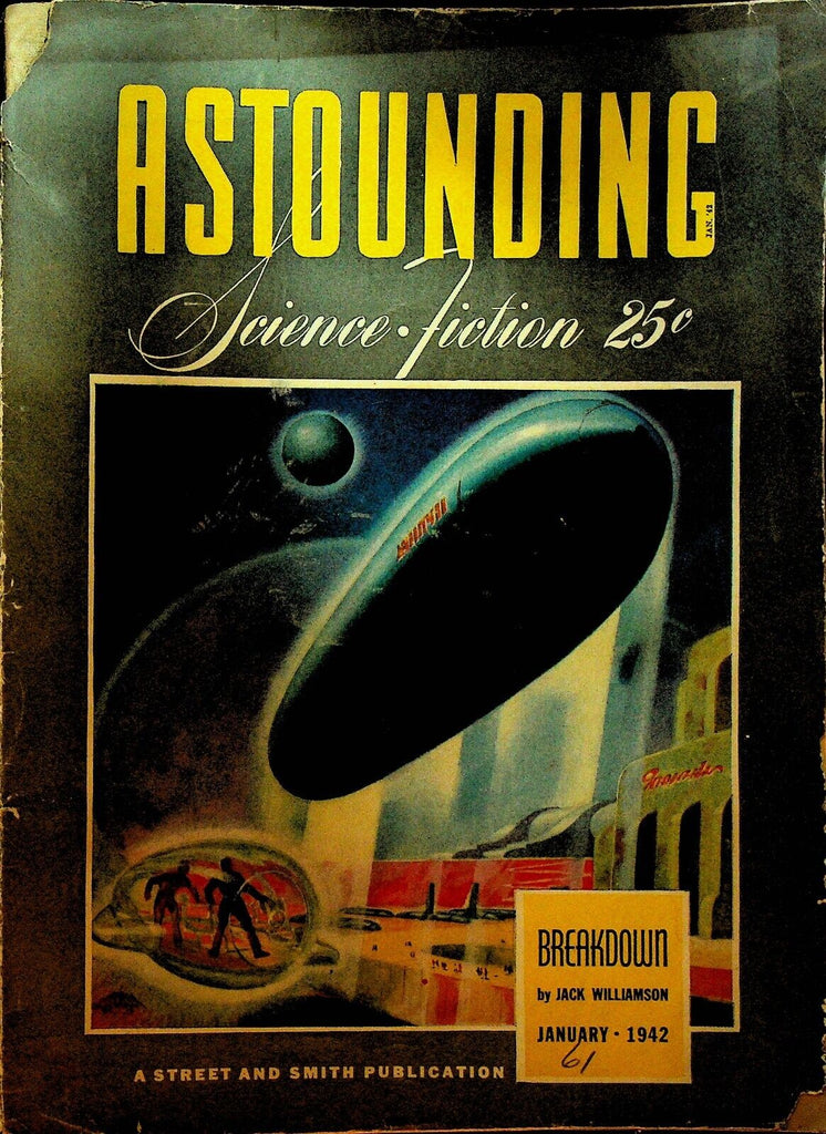 Astounding Science Fiction Magazine January 1942 L Ron Hubbard EF Russell
