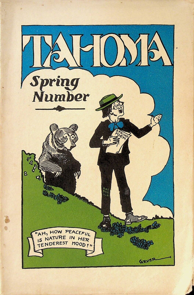 Tahoma March 1915 Stadium & Lincoln Park High School Tacoma Wa Student Magazine