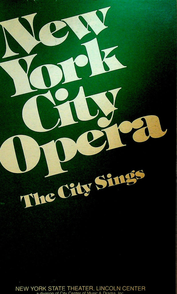 Andrea Chenier New York City Opera Playbill February 22 1979 John Seabury0