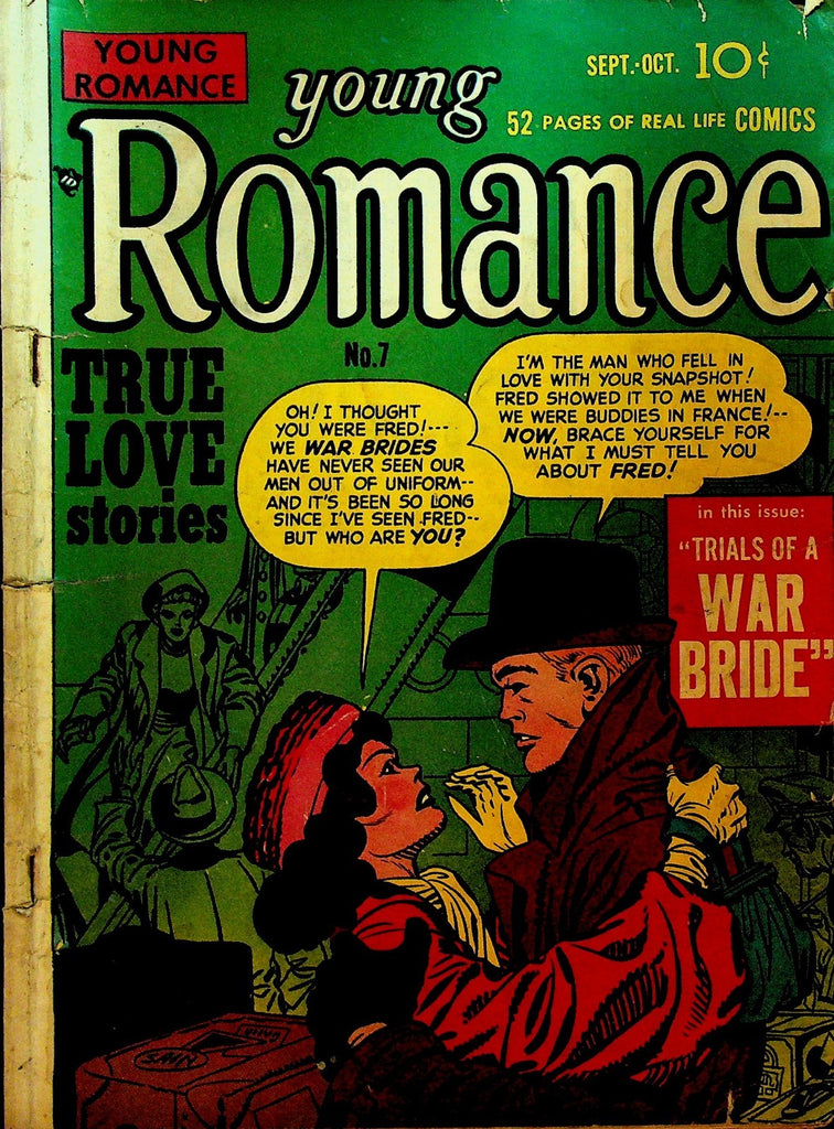 Young Romance 7 Features Publication 1948 Golden Age Romance Comic0