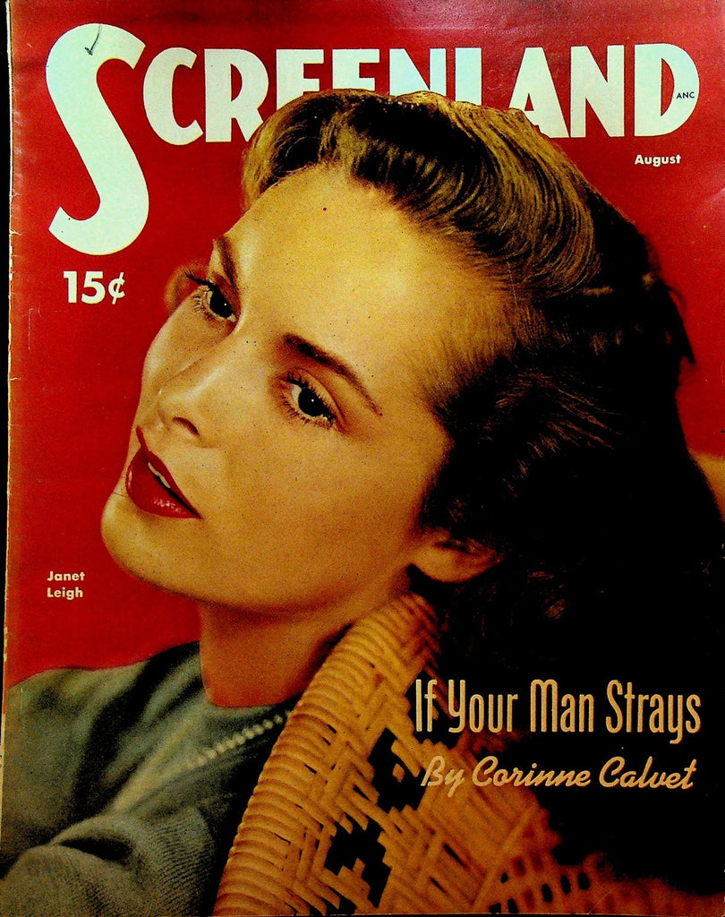 Screenland Magazine August 1951 Janet Leigh Corinne Calvet Tony Curtis0