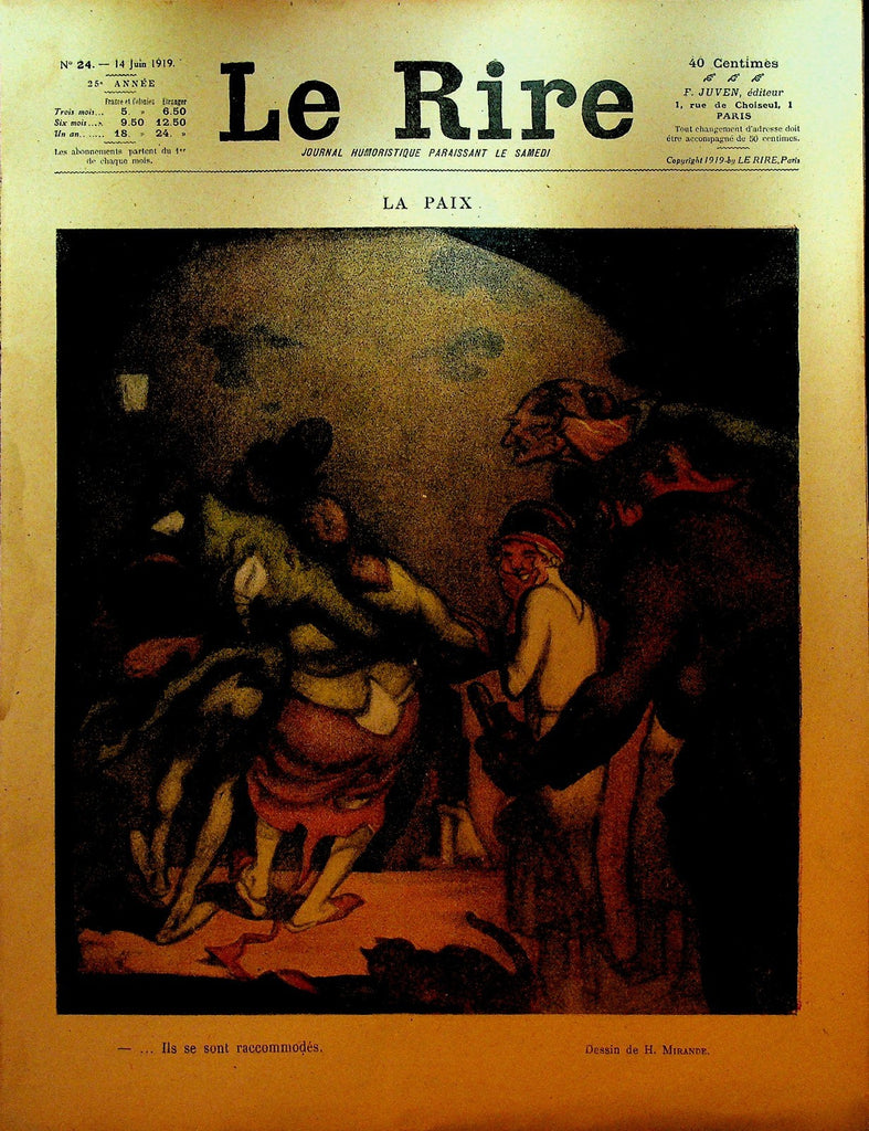 La Rire French Humor Magazine #24 June 14 19190