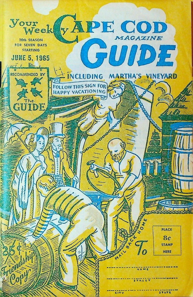 Your Weekly Cape Cod Guide Magazine June 5 1965 Martha's Vineyard0