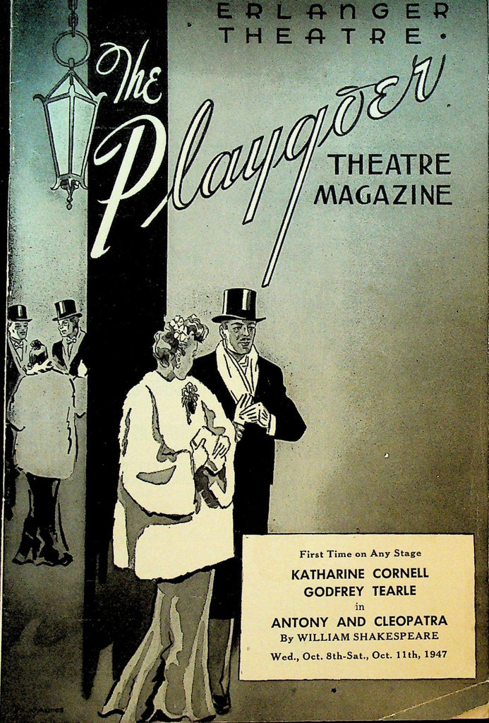The Glass Menagerie Playbill October 11 1947 Antony & Cleopatra Godfrey Tearle0